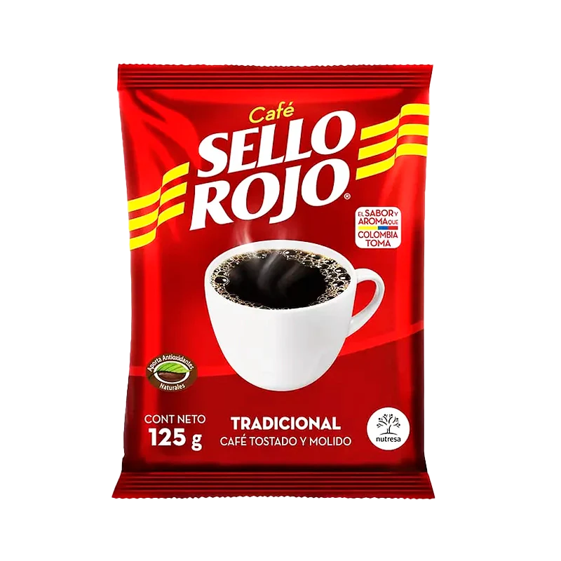CAFE SELLO ROJO TIPO FUERTE X 125 GR